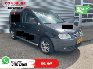 Furgoneta Volkswagen Caddy 2.0 SDI EXPORT con correa DB, aire acondicionado, control de crucero, llantas de 16” LMV, barras laterales y gancho de remolque