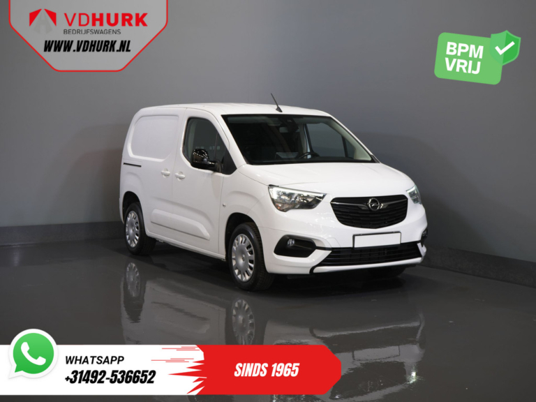 Vauxhall Combo Electric Van 50kWh 285 WLTP 3 osoby/ Ogrzewanie postojowe/ Szybka ładowarka/ Fotele/ Kierownica/ Keyless/ Carplay/ Navi/ Kamera/ PDC/ Cruise/ Airco