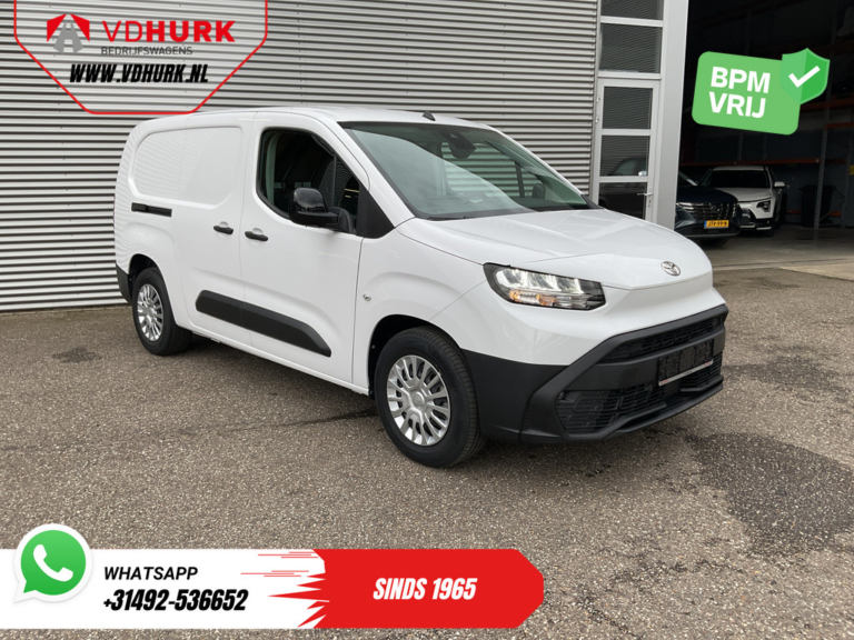 Toyota PROACE CITY Electric Bestelbus L2 50 kWh 340km WLTP Snellader/ LED/ 3Pers./ Carplay/ Airco/ Camera/ Cruise/ PDC/