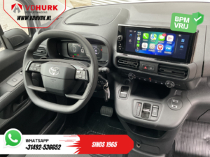 Toyota PROACE CITY Electric Fourgon L2 50 kWh 340 km WLTP Charge rapide / LED / 3 places / CarPlay / Climatisation / Caméra / Régulateur de vitesse / PDC /