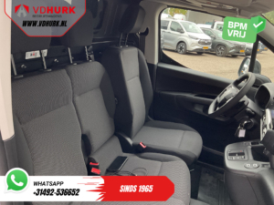 Toyota PROACE CITY Electric Fourgon L2 50 kWh 340 km WLTP Charge rapide / LED / 3 places / CarPlay / Climatisation / Caméra / Régulateur de vitesse / PDC