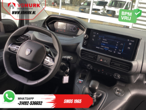 Peugeot Partner Transporter 1.5 HDI 100 PS, vom Vertragshändler gewartet / 3 Sitzplätze / CarPlay / Tempomat / Klimaanlage / Rückfahrkamera / Parkassistent
