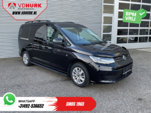 Volkswagen Caddy Cargo Maxi Фургон 2.0 TDI 125 к.с. DSG, автомат. Black Edition: світлодіодне освітлення, адаптивний круїз-контроль, шкіряний салон, автономний обігрівач, CarPlay, підігрів сидінь, Virtual Cockpit, навігація, кондиціонер/ 