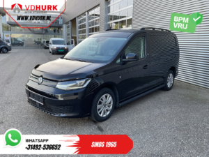 Volkswagen Caddy Cargo Maxi Фургон 2.0 TDI 125 к.с. DSG, автомат. Black Edition: світлодіодне освітлення, адаптивний круїз-контроль, шкіряний салон, автономний обігрівач, CarPlay, підігрів сидінь, Virtual Cockpit, навігація, кондиціонер/ 