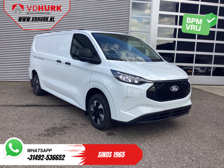 Ford E-Transit Custom Bestelbus L2 Trend 71 kWh 370 km WLTP LED/ Standkachel/ Stoelverw./ Carplay/ Camera/ PDC/ Climate/ Trekhaak
