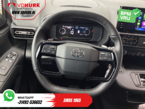 Toyota e-Proace City Bestelbus 50 kWh 320 km WLTP L2 3Pers./ LED/ Standkachel/ Stoelverw./ Stuurverw./ Carplay/ Camera/ PDC/ Cruise/ Airco