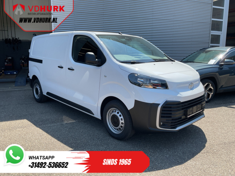 Toyota e-ProAce Worker Bestelbus 50 kWh 230 km WLTP Adapt.Cruise/ Snellader/ Standkachel/ Stuurverw./ Carplay/ Airco/ Camera/ PDC