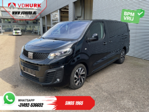 Fiat Scudo Fourgon 2.0 MJ 180 ch Boîte auto. DC Double cabine Xénon / 2 portes coulissantes / CarPlay / Accès sans clé / GPS / Climatisation / Caméra / Régulateur de vitesse / Jantes 17 pouces LMV / Aide au stationnement / DAB