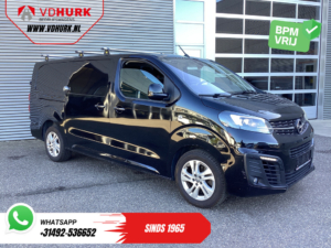 Opel Vivaro Furgon 2.0 HDi 145 pk L3, automatyczna skrzynia biegów, ksenonowe reflektory, ogrzewanie postojowe, CarPlay, podgrzewane fotele, system bezkluczykowy, klimatyzacja, kamera, tempomat, 17-calowe felgi LMV, system parkowania PDC, bagażniki dachowe, hak holowniczy