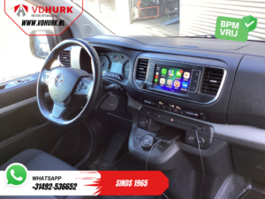 Opel Vivaro Furgon 2.0 HDi 145 pk L3, automatyczna skrzynia biegów, ksenonowe reflektory, ogrzewanie postojowe, CarPlay, podgrzewane fotele, system bezkluczykowy, klimatyzacja, kamera, tempomat, 17-calowe felgi LMV, system parkowania PDC, bagażniki dachowe, hak holowniczy