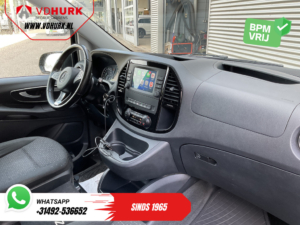 Mercedes-Benz Vito Transporter 116 CDI L3 Automatik DC Doppelkabine LED/ adaptive Geschwindigkeitsregelung/ CarPlay/ Standheizung/ Sitzheizung/ Klimaanlage/ Kamera/ 17-Zoll-LMV-Felgen/ Anhängerkupplung