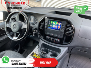 Mercedes-Benz Vito Transporter 116 CDI L3 Automatik DC Doppelkabine LED/ adaptive Geschwindigkeitsregelung/ CarPlay/ Standheizung/ Sitzheizung/ Klimaanlage/ Kamera/ 17-Zoll-LMV-Felgen/ Anhängerkupplung