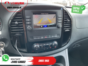 Mercedes-Benz Vito Transporter 116 CDI L3 Automatik DC Doppelkabine LED/ adaptive Geschwindigkeitsregelung/ CarPlay/ Standheizung/ Sitzheizung/ Klimaanlage/ Kamera/ 17-Zoll-LMV-Felgen/ Anhängerkupplung