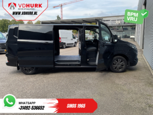 Ford Transit Custom Bestelbus 2.0 TDCI 170 pk Aut. L2 LED/ Adapt.Cruise/ 2x Schuifdeur/ Carplay/ Stoelverw./ Stuurverw./ Navi/ Climate/ Camera/ 17’LMV/ PDC/ T