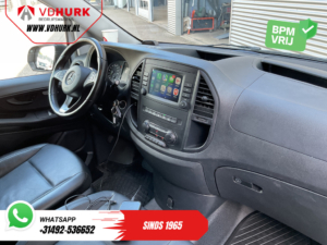 Mercedes-Benz Vito Fourgon 116 CDI Boîte auto L3 LED / CarPlay / Chauffage auxiliaire / Chauffage des sièges / GPS / Caméra / Régulateur de vitesse / Jantes 16 pouces LMV / Aide au stationnement / Attelage