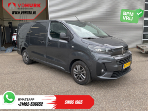 Citroën Jumpy Van 2.0 HDI 145 pk L3 LED/ CarPlay/ Heated seats/ Heated steering wheel/ Virtual Cockpit/ Sat-nav/ Keyless entry/ Climate control/ Camera/ Cruise control/ 17’LMV/ PDC/ Tr