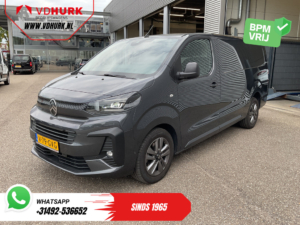 Citroën Jumpy Van 2.0 HDI 145 pk L3 LED/ CarPlay/ Heated seats/ Heated steering wheel/ Virtual Cockpit/ Sat-nav/ Keyless entry/ Climate control/ Camera/ Cruise control/ 17’LMV/ PDC/ Tr