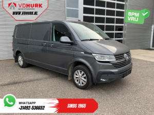 Volkswagen Transporter Furgone 2.0 TDI 150 pk DSG Automatico L2 LED / Cruise control adattivo / CarPlay / Sedili riscaldati / Navigatore / Aria condizionata / Cerchi da 16’ LMV / Sensori di parcheggio / Gancio di traino