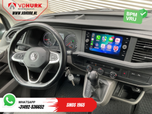 Volkswagen Transporter Furgone 2.0 TDI 150 pk DSG Automatico L2 LED / Cruise control adattivo / CarPlay / Sedili riscaldati / Navigatore / Aria condizionata / Cerchi da 16’ LMV / Sensori di parcheggio / Gancio di traino