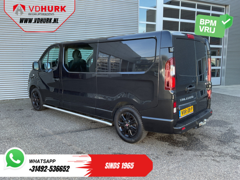 Fiat Talento Van 1.6 MJ L2 125 pk DC Double Cab MOT 27 August / Air conditioning / Cruise control / 17' LMV wheels / PDC / Side bars / Tow bar