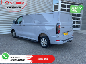 Ford Transit Custom Furgon 2.0 TDCI 170 pk, automatyczna skrzynia biegów, L2, oświetlenie LED, adaptacyjny tempomat, ogrzewanie postojowe, 2 drzwi przesuwne, CarPlay, podgrzewane fotele, podgrzewana kierownica, nawigacja, klimatyzacja, kamera, 1