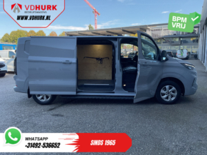 Ford Transit Custom Furgon 2.0 TDCI 170 pk, automatyczna skrzynia biegów, L2, oświetlenie LED, adaptacyjny tempomat, ogrzewanie postojowe, 2 drzwi przesuwne, CarPlay, podgrzewane fotele, podgrzewana kierownica, nawigacja, klimatyzacja, kamera, 1