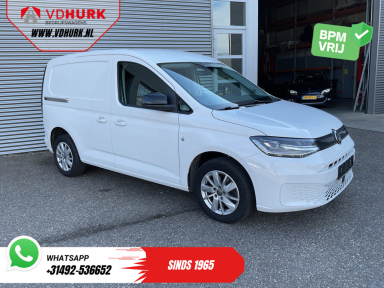 Volkswagen Caddy Cargo Bestelbus 2.0 TDI 125 pk DSG Aut. LED/ 2x Schuifdeur/ Standkachel/ Stoelverw./ Airco/ Camera/ Cruise/ PDC/ Trekhaak