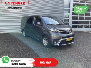 Toyota ProAce Worker Фургон 2.0 180 к.с. АВТ. L3 DC Подвійна кабіна ЕКСПОРТ DB-Riem V.V. / 2 розсувні двері / Навігація / Клімат-контроль / Фаркоп / Круїз-контроль