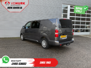 Toyota ProAce Worker Фургон 2.0 180 к.с. АВТ. L3 DC Подвійна кабіна ЕКСПОРТ DB-Riem V.V. / 2 розсувні двері / Навігація / Клімат-контроль / Фаркоп / Круїз-контроль