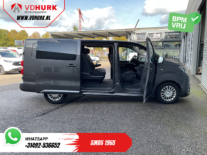 Toyota ProAce Worker Фургон 2.0 180 к.с. АВТ. L3 DC Подвійна кабіна ЕКСПОРТ DB-Riem V.V. / 2 розсувні двері / Навігація / Клімат-контроль / Фаркоп / Круїз-контроль