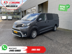 Toyota ProAce Worker Фургон 2.0 180 к.с. АВТ. L3 DC Подвійна кабіна ЕКСПОРТ DB-Riem V.V. / 2 розсувні двері / Навігація / Клімат-контроль / Фаркоп / Круїз-контроль
