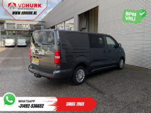 Toyota ProAce Worker Фургон 2.0 180 к.с. АВТ. L3 DC Подвійна кабіна ЕКСПОРТ DB-Riem V.V. / 2 розсувні двері / Навігація / Клімат-контроль / Фаркоп / Круїз-контроль