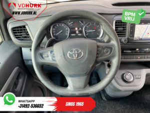 Toyota ProAce Worker Фургон 2.0 180 к.с. АВТ. L3 DC Подвійна кабіна ЕКСПОРТ DB-Riem V.V. / 2 розсувні двері / Навігація / Клімат-контроль / Фаркоп / Круїз-контроль