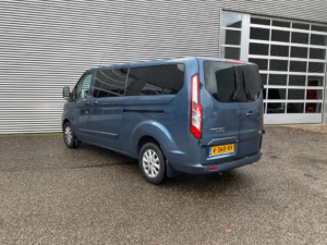 Ford Transit Custom Fourgon 300 2.0 TDCI Automatique L2 Limited DC Double cabine MARGE Bi-xénon / 2 portes coulissantes / Régulateur de vitesse adaptatif / Chauffage des sièges / CarPlay / Caméra / Avertisseur de distance avant / Climatisation
