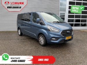 Ford Transit Custom Фургон 2.0 TDCI, автомат, L2 Limited DC, подвійна кабіна, MARGE, біксенон / 2 розсувні двері / адаптивний круїз-контроль / підігрів сидінь / CarPlay / навігація / камера / LMV / P