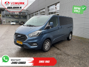 Ford Transit Custom Фургон 2.0 TDCI, автомат, L2 Limited DC, подвійна кабіна, MARGE, біксенон / 2 розсувні двері / адаптивний круїз-контроль / підігрів сидінь / CarPlay / навігація / камера / LMV / P