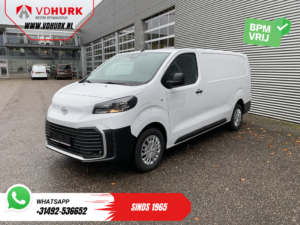 Furgoneta Toyota e-ProAce Worker L3, 75 kWh, 350 km (WLTP), CarPlay, cargador rápido, calefacción de estacionamiento, control de crucero, aire acondicionado, cámara, PDC