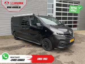 Renault Trafic Furgonetă 2.0 dCi 145 CP L2 DC Cabină dublă NL Auto/ LED/ Piele/ Încălzire scaune/ Navigație/ Climatizare/ Cameră/ Cruise control/ Jante de 17’ LMV/ Trepte laterale/ PDC/ Bară de remorcare