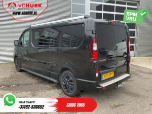 Renault Trafic Furgonetă 2.0 dCi 145 CP L2 DC Cabină dublă NL Auto/ LED/ Piele/ Încălzire scaune/ Navigație/ Climatizare/ Cameră/ Cruise control/ Jante de 17’ LMV/ Trepte laterale/ PDC/ Bară de remorcare