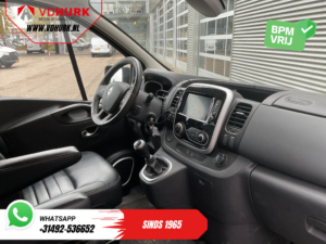 Renault Trafic Furgonetă 2.0 dCi 145 CP L2 DC Cabină dublă NL Auto/ LED/ Piele/ Încălzire scaune/ Navigație/ Climatizare/ Cameră/ Cruise control/ Jante de 17’ LMV/ Trepte laterale/ PDC/ Bară de remorcare