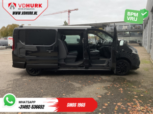 Renault Trafic Furgonetă 2.0 dCi 145 CP L2 DC Cabină dublă NL Auto/ LED/ Piele/ Încălzire scaune/ Navigație/ Climatizare/ Cameră/ Cruise control/ Jante de 17’ LMV/ Trepte laterale/ PDC/ Bară de remorcare