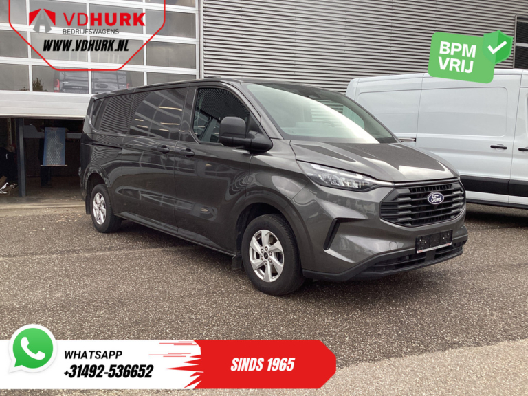 Ford Transit Custom – samochód dostawczy 2.0 TDCI 136 KM L2 Trend LED / 2.7T – zdolność holowania / podgrzewane fotele / podgrzewana kierownica / CarPlay / klimatyzacja / kamera / PDC / LMV / tempomat / hak holowniczy