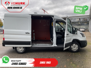 Ford Transit Bestelbus 2.0 TDCI 165 pk Aut. L2H2 Standkachel/ 2.8t Trekverm./ Omvormer/ Carplay/ Climate/ Cruise/ Camera/ PDC/ Trekhaak