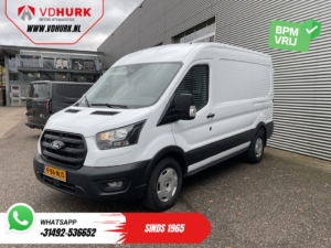 Ford Transit Bestelbus 2.0 TDCI 165 pk Aut. L2H2 Standkachel/ 2.8t Trekverm./ Omvormer/ Carplay/ Climate/ Cruise/ Camera/ PDC/ Trekhaak