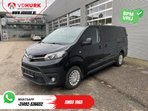 Toyota ProAce Worker Bestelbus 2.0 HDI 145 pk Aut. DC Dubbel Cabine Carplay/ 2x Schuifdeur/ Stoelverw./ 6Pers./ Airco/ Cruise/ PDC/ Trekhaak