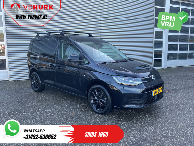 Volkswagen Caddy Cargo Bestelbus 2.0 TDI 125 pk DSG Aut. LED/ Adapt.Cruise/ Virtual Cockpit/ Carplay/ Keyless/ Navi/ Airco/ Camera/ 17”LMV/ PDC/ Trekhaak